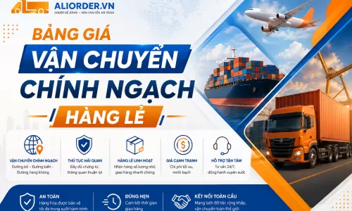 BẢNG GIÁ VẬN CHUYỂN CHÍNH NGẠCH HÀNG LẺ