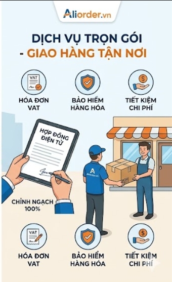 Nhập khẩu chính ngạnh hàng Trung Quốc