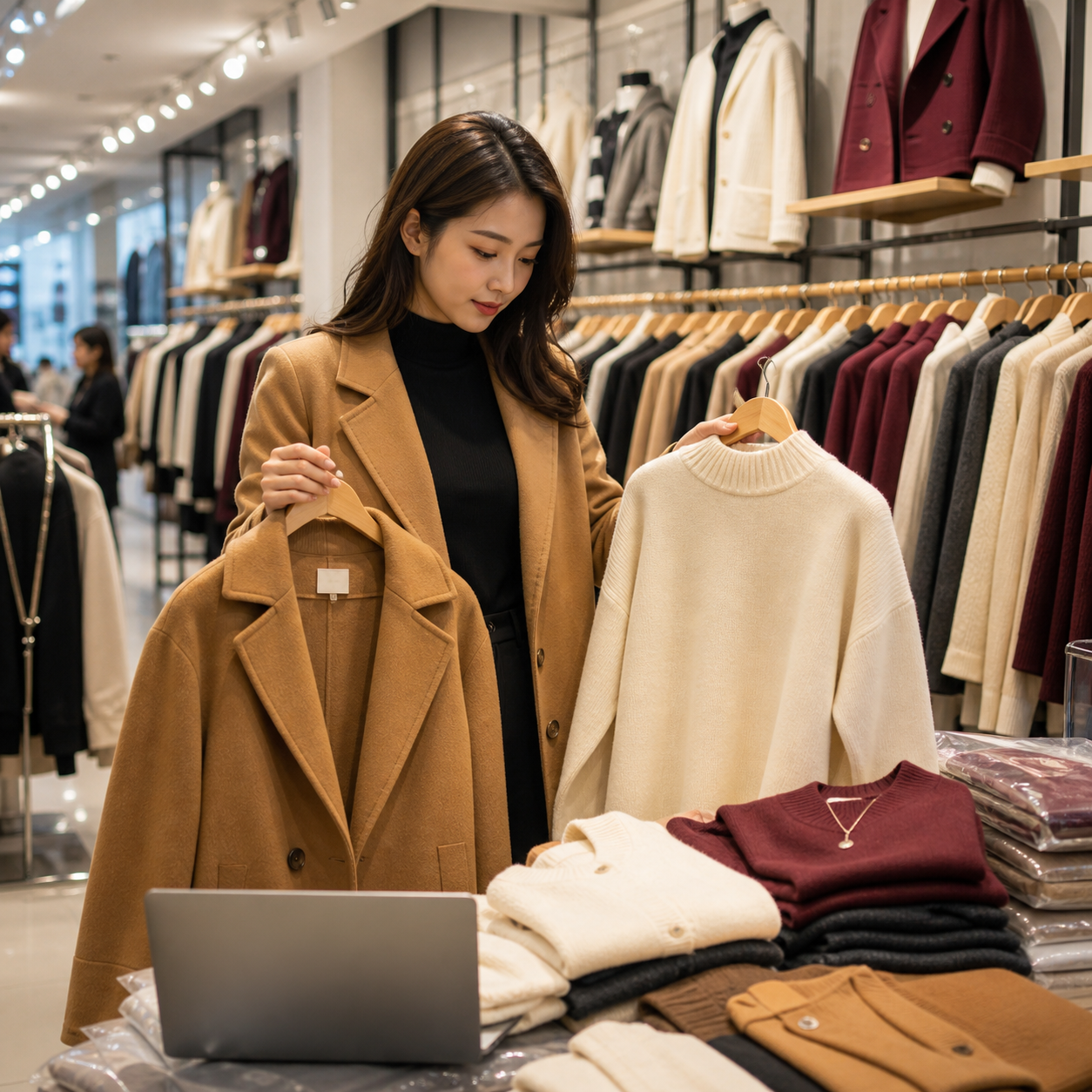 Shop thời trang có thể chủ động tìm nhiều mẫu sản phẩm